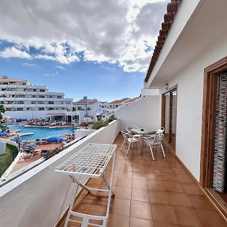 Garden City Costa Adeje 1 Bedroom Apartment Large Balcony Close To Beach Lägenhet